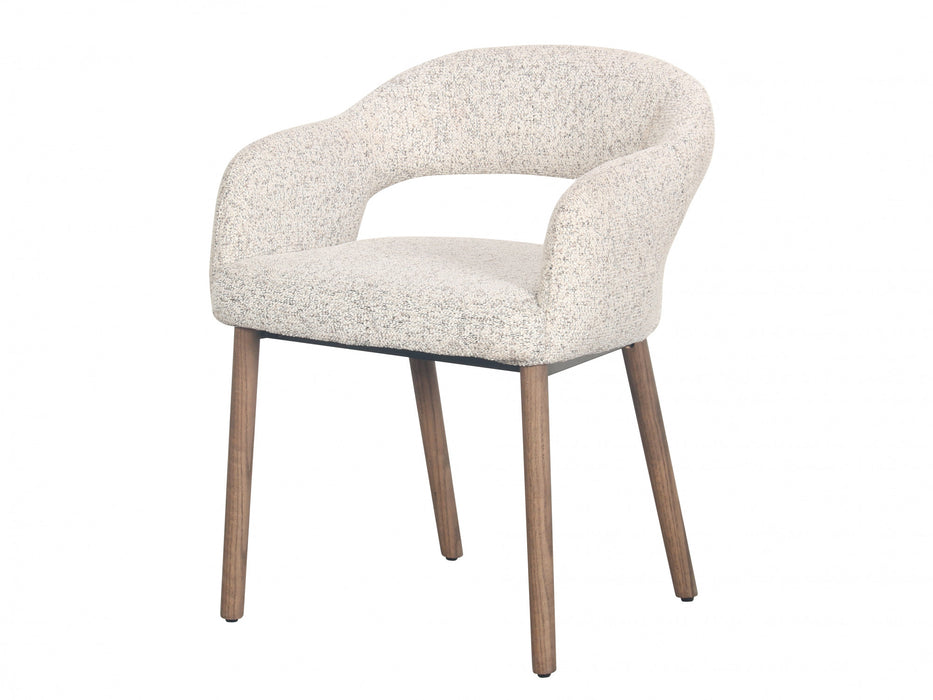 Carven Dining Chair Sand / Brown Leg (Set of 2)