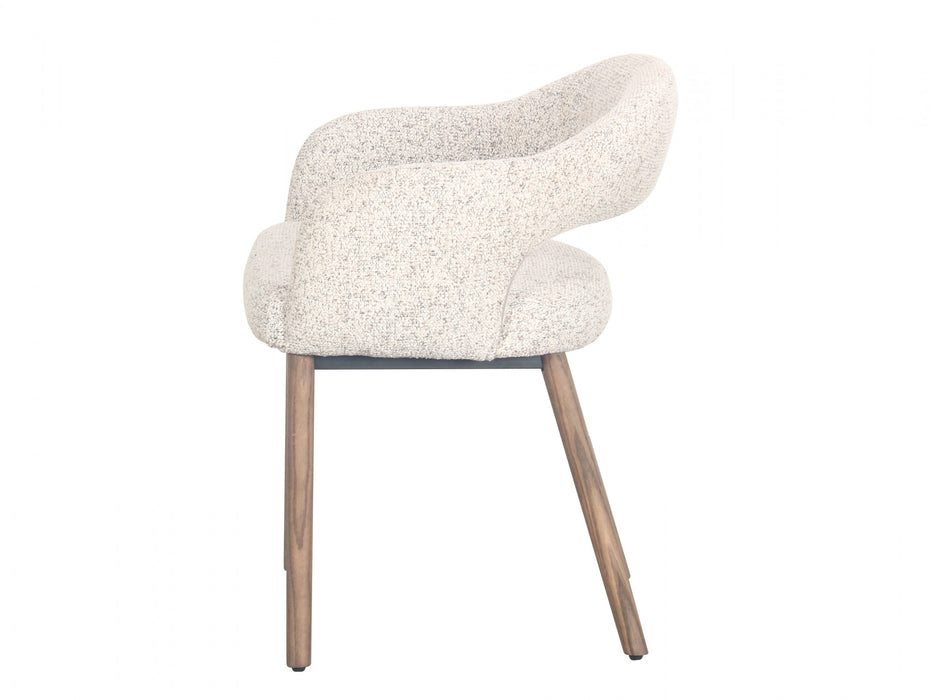 Carven Dining Chair Sand / Brown Leg (Set of 2)