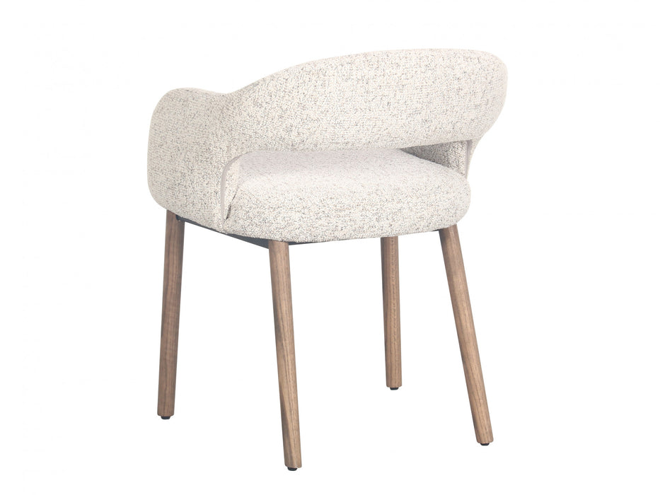 Carven Dining Chair Sand / Brown Leg (Set of 2)