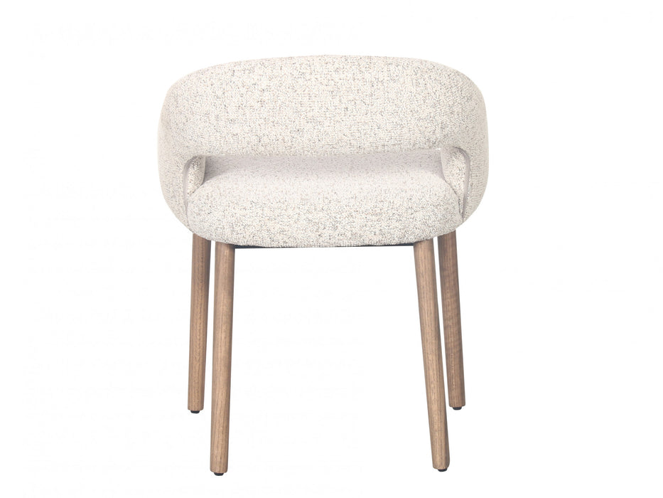 Carven Dining Chair Sand / Brown Leg (Set of 2)