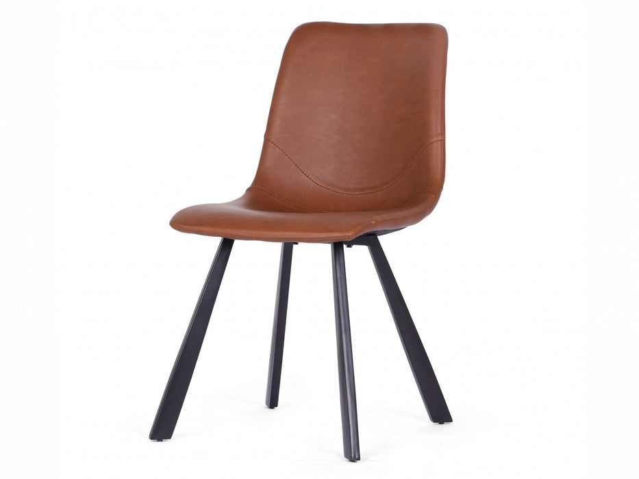 Collier Dining Chair Cognac Set of 2