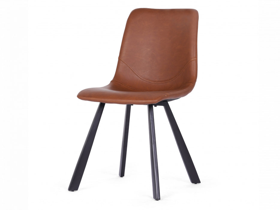 Collier Dining Chair Cognac Set of 4