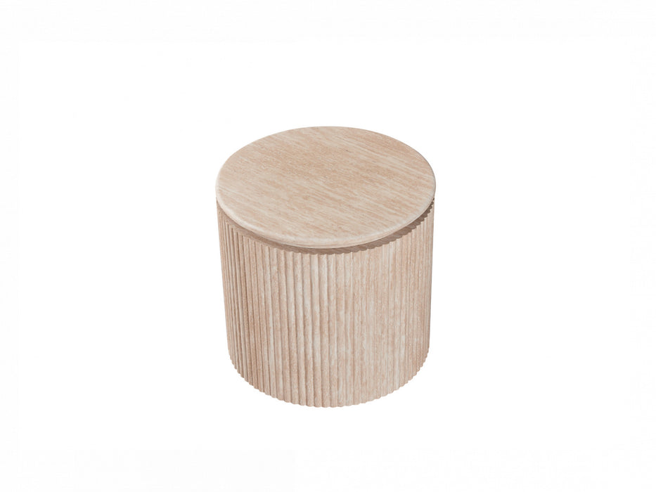 Emory Side Table Travertine