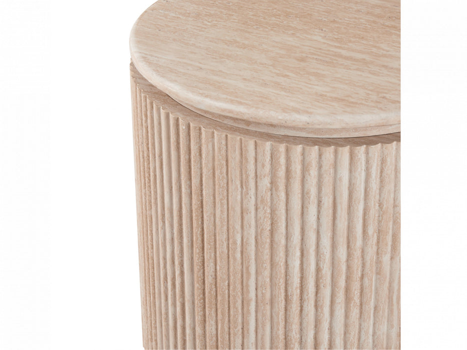 Emory Side Table Travertine