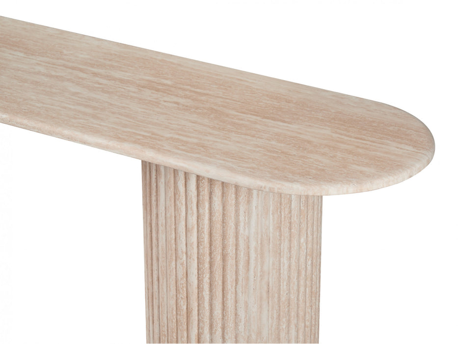 Pomira Console Table Travertine