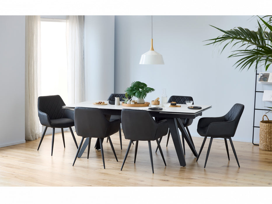 Texlen Extension Dining Table Classic White