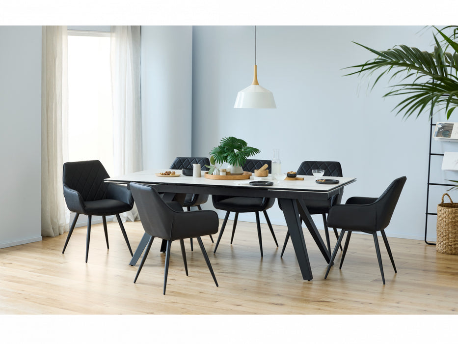 Texlen Extension Dining Table Classic White