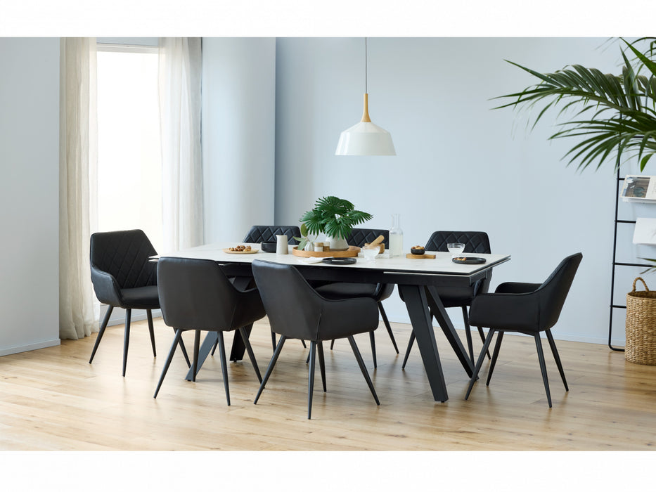 Texlen Extension Dining Table Classic White