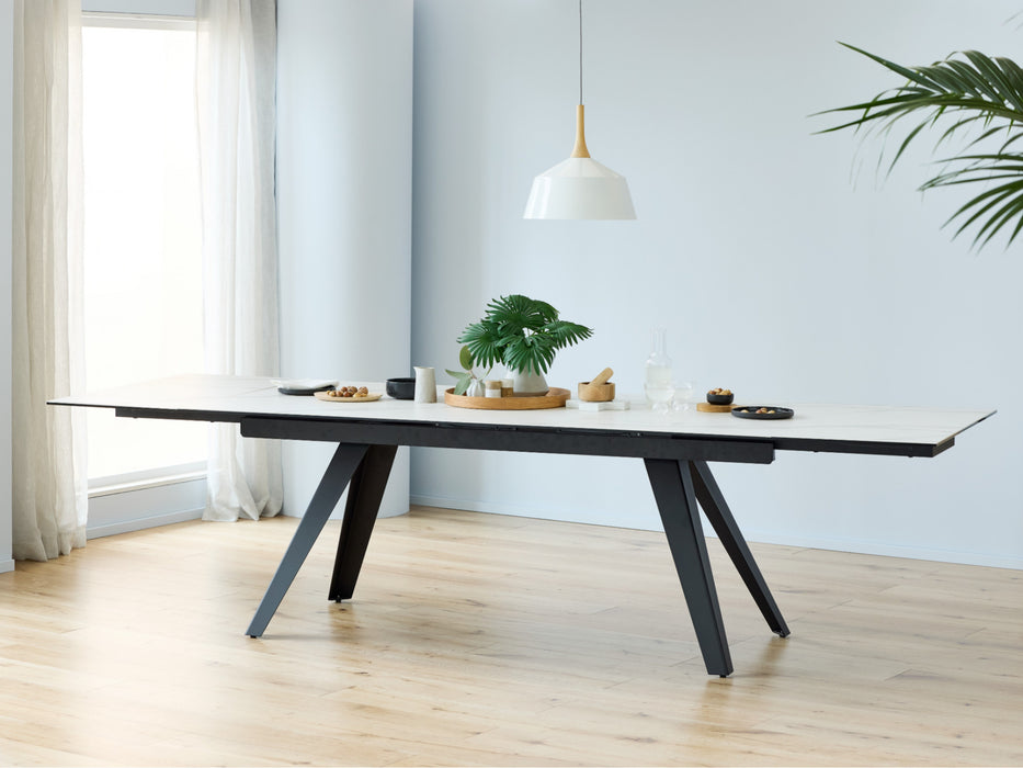 Texlen Extension Dining Table Classic White