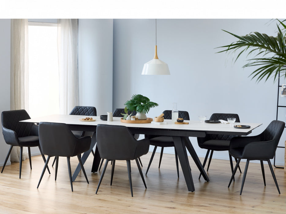 Texlen Extension Dining Table Classic White