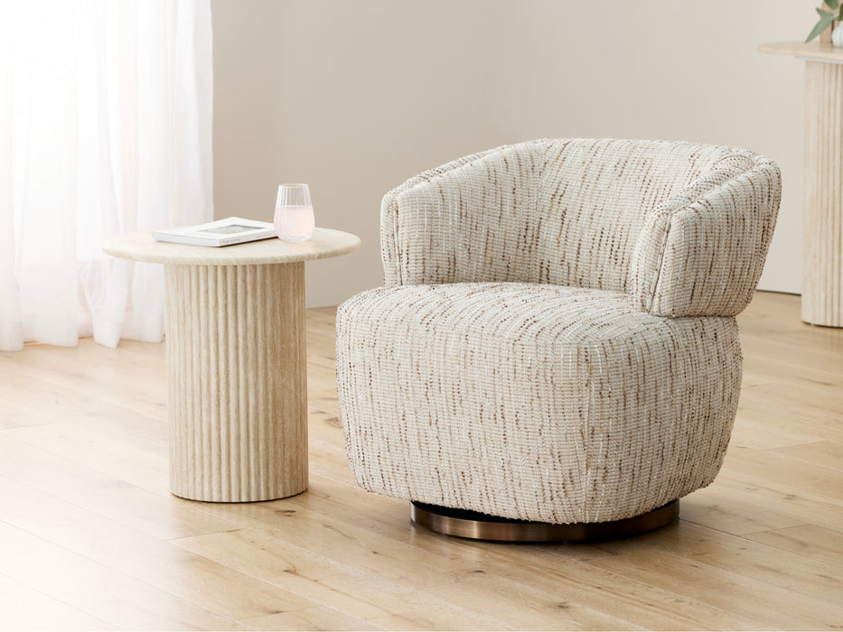 Pomira Side Table Travertine