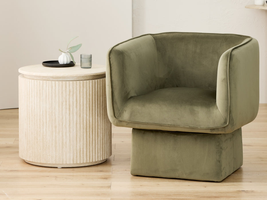 Emory Side Table Travertine