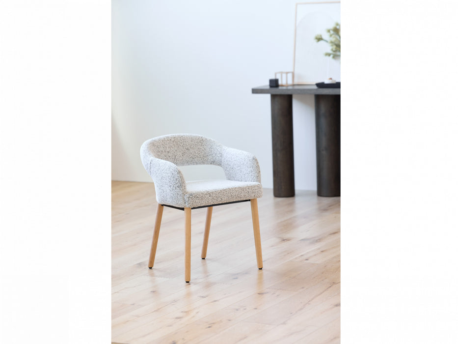 Carven Dining Chair Sand / Natural Leg (Set of 2)