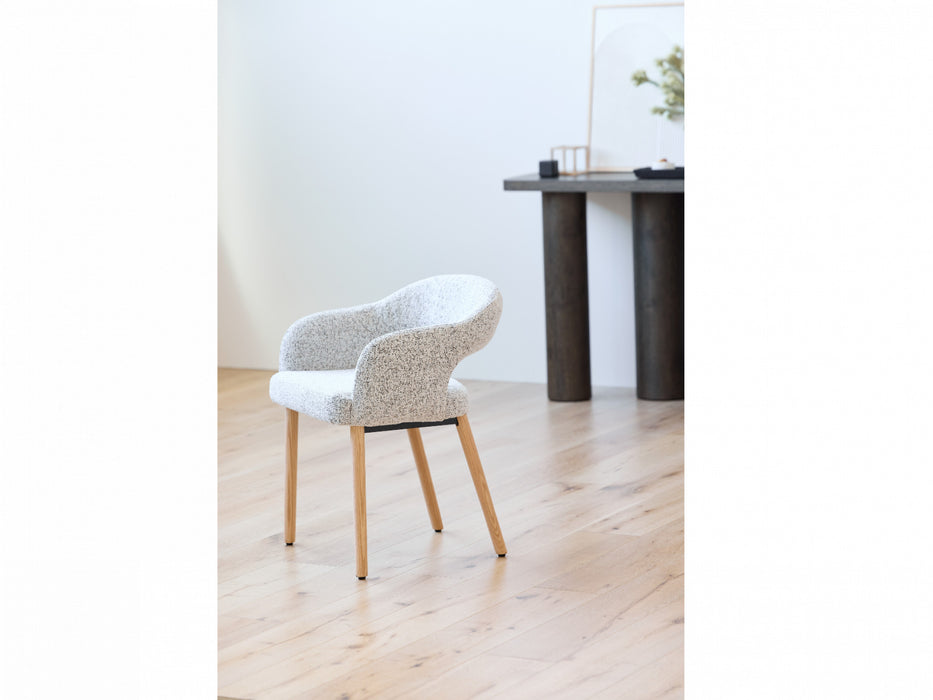 Carven Dining Chair Sand / Natural Leg (Set of 2)