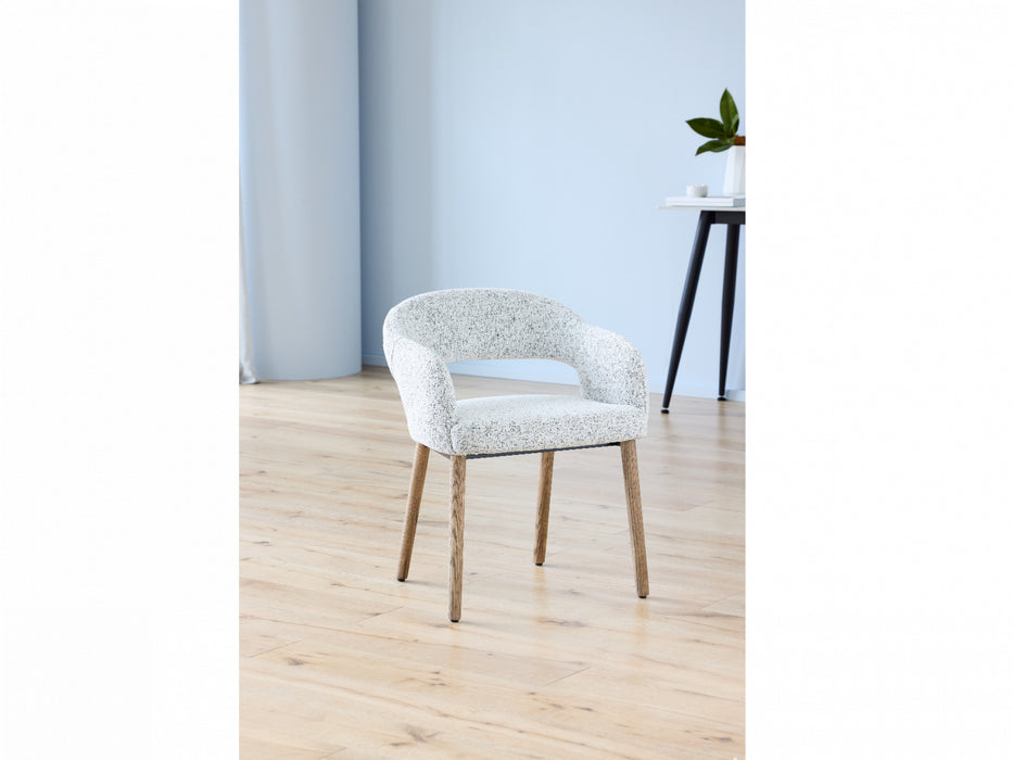 Carven Dining Chair Sand / Brown Leg (Set of 2)