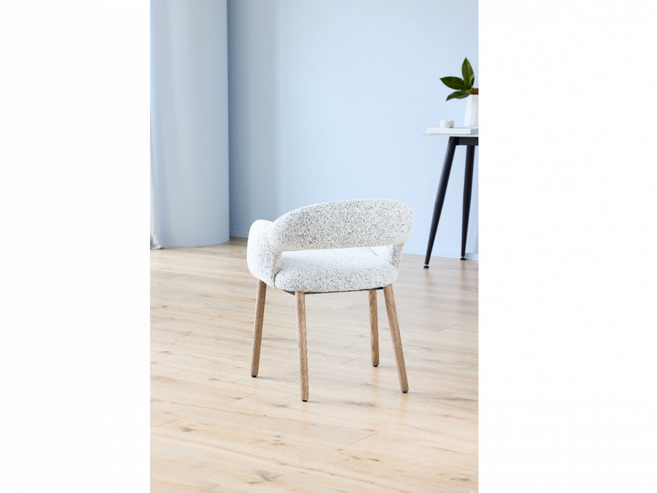 Carven Dining Chair Sand / Brown Leg (Set of 2)