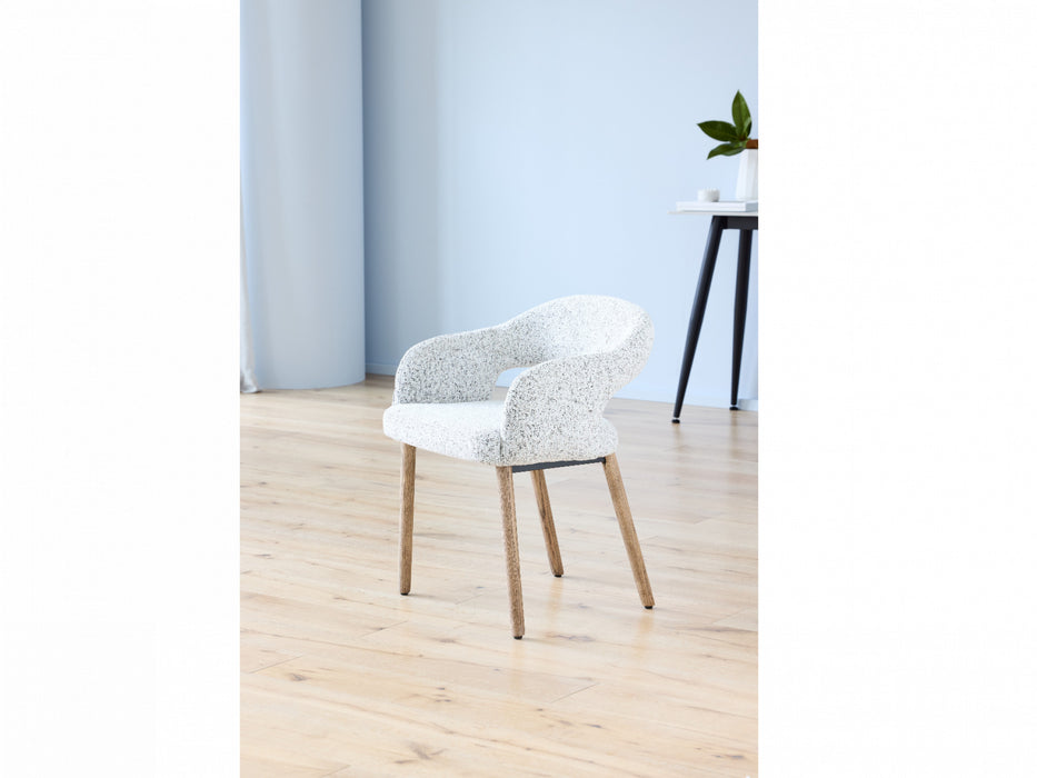 Carven Dining Chair Sand / Brown Leg (Set of 2)