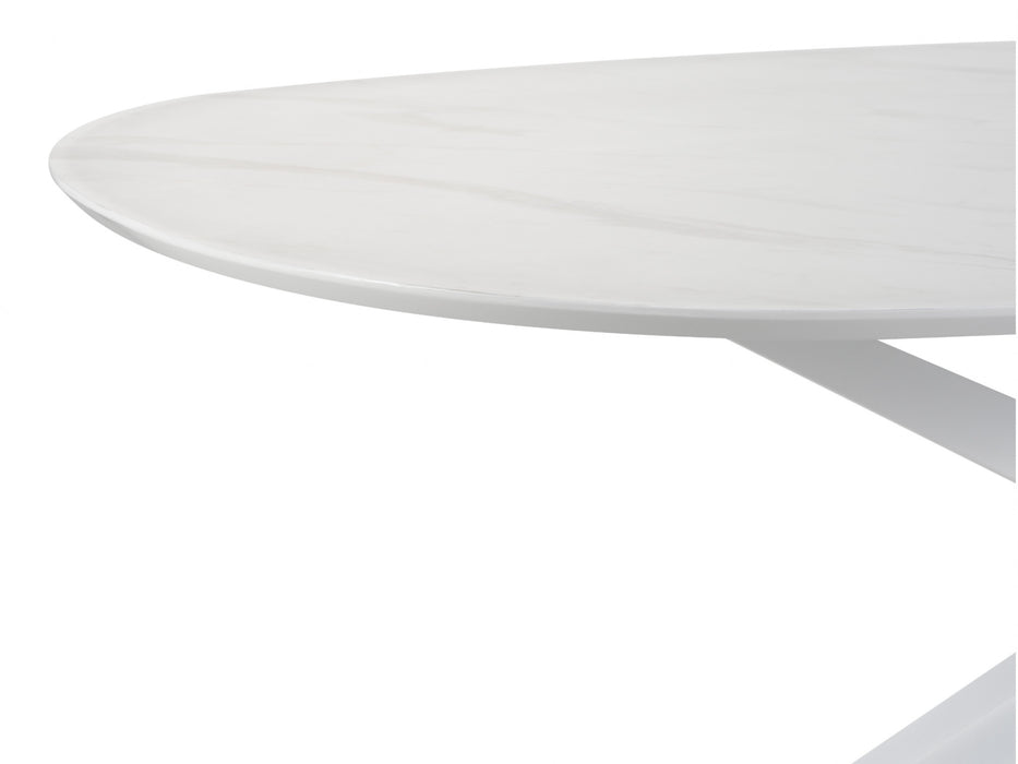 Darius Dining Table White Cloud