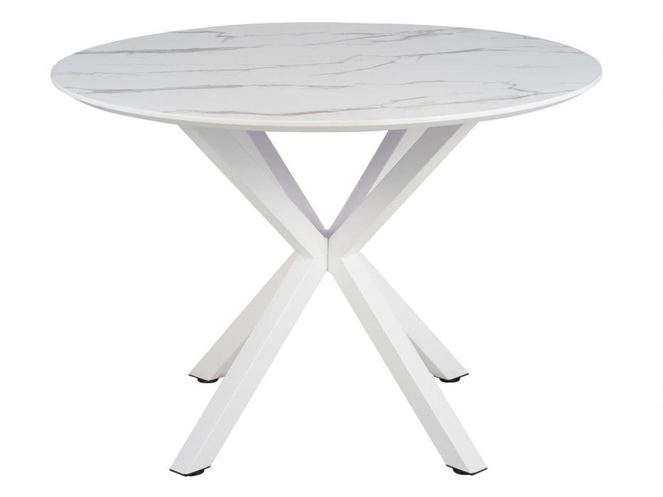Villara Dining Table White Marble
