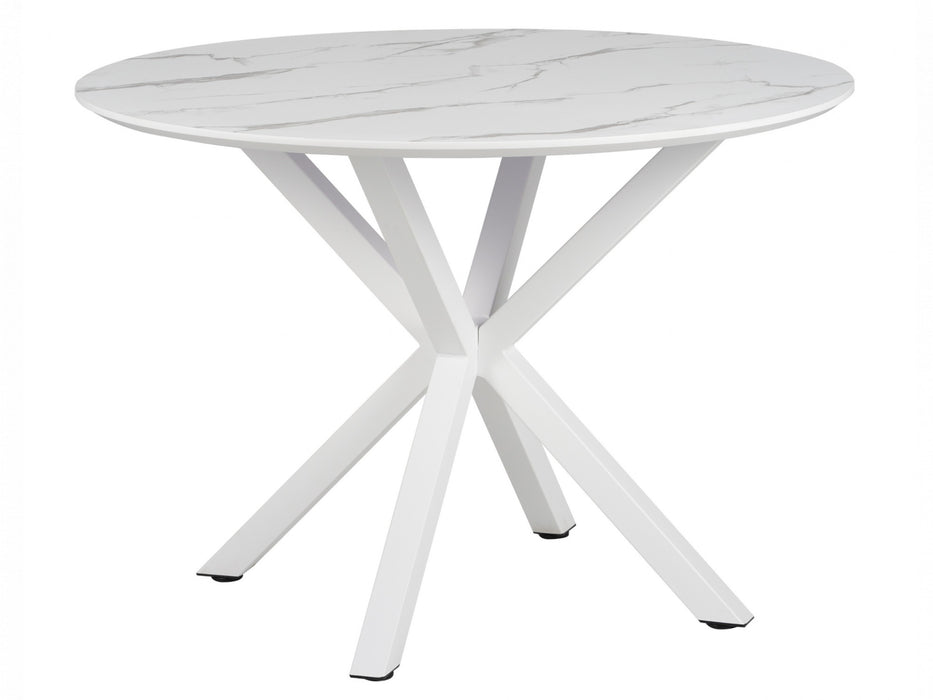 Villara Dining Table White Marble