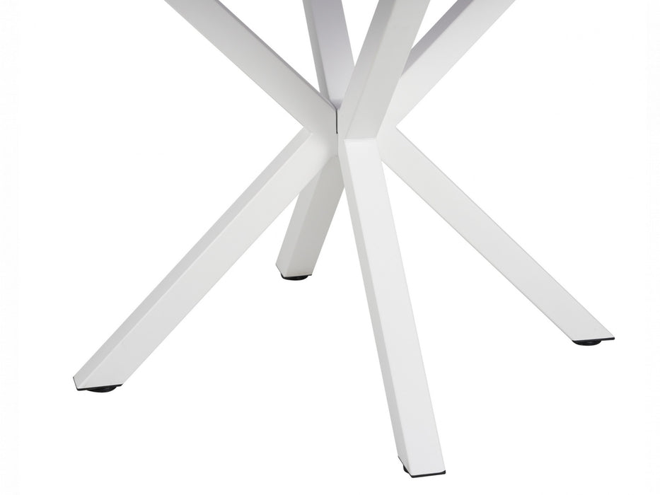 Villara Dining Table White Marble