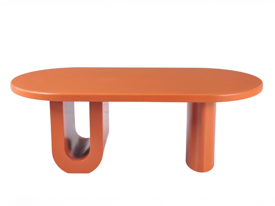 Citrine Coffee Table Orange Matte