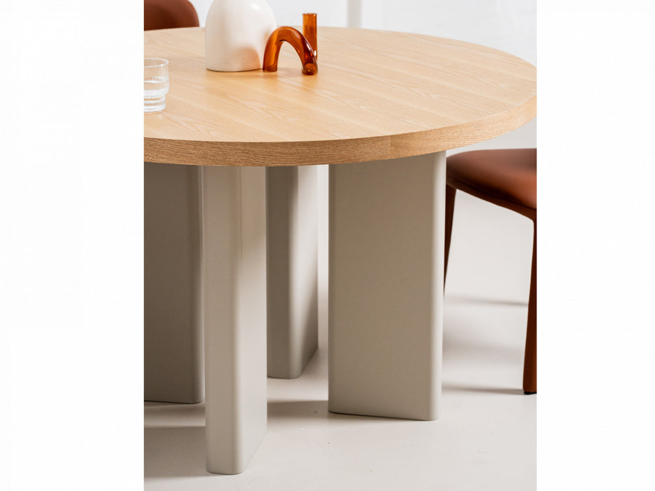 Westin Round Dining Table Oak / Grey