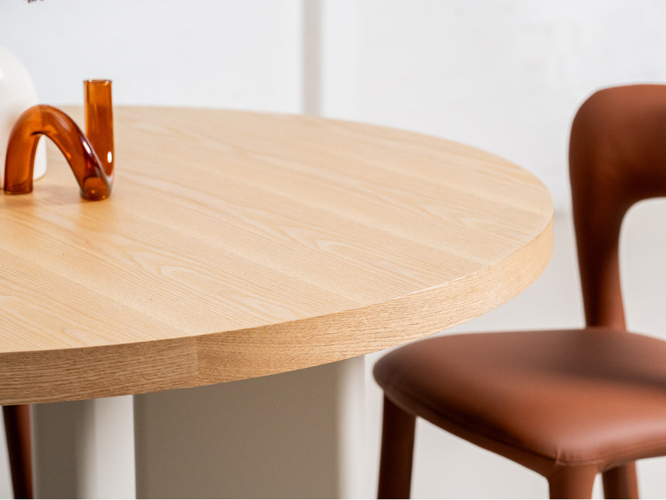 Westin Round Dining Table Oak / Grey