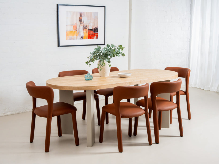 Westin Rectangular Dining Table Oak / Grey