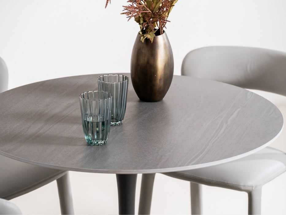 Scana Medium Dining Table Black Sand