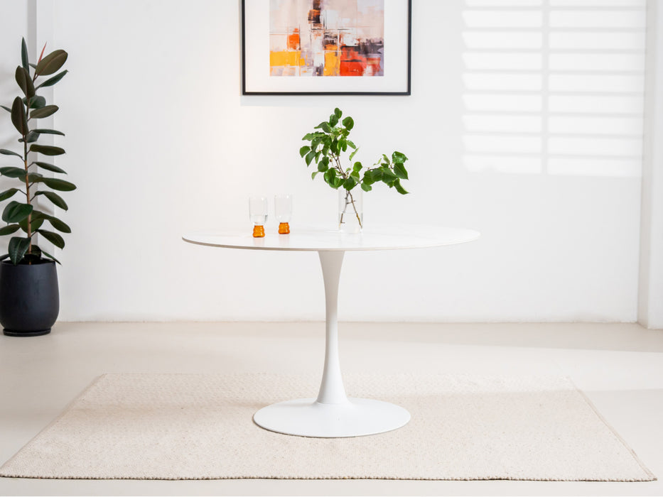 Scana Large Dining Table Snow White