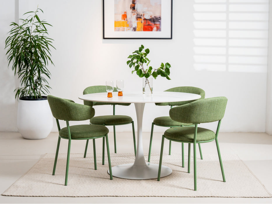 Scana Large Dining Table Snow White