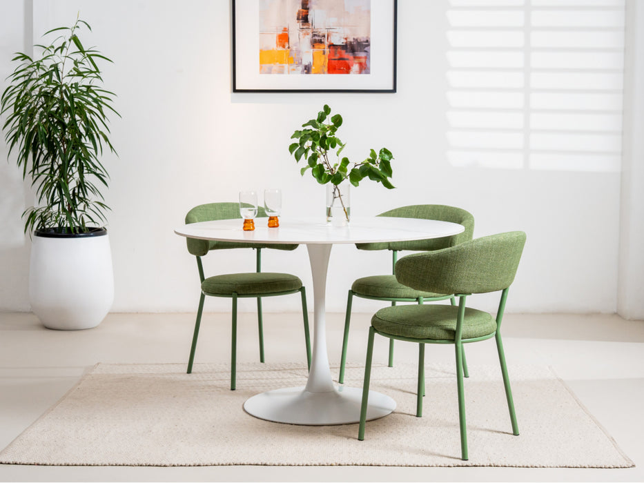 Scana Large Dining Table Snow White