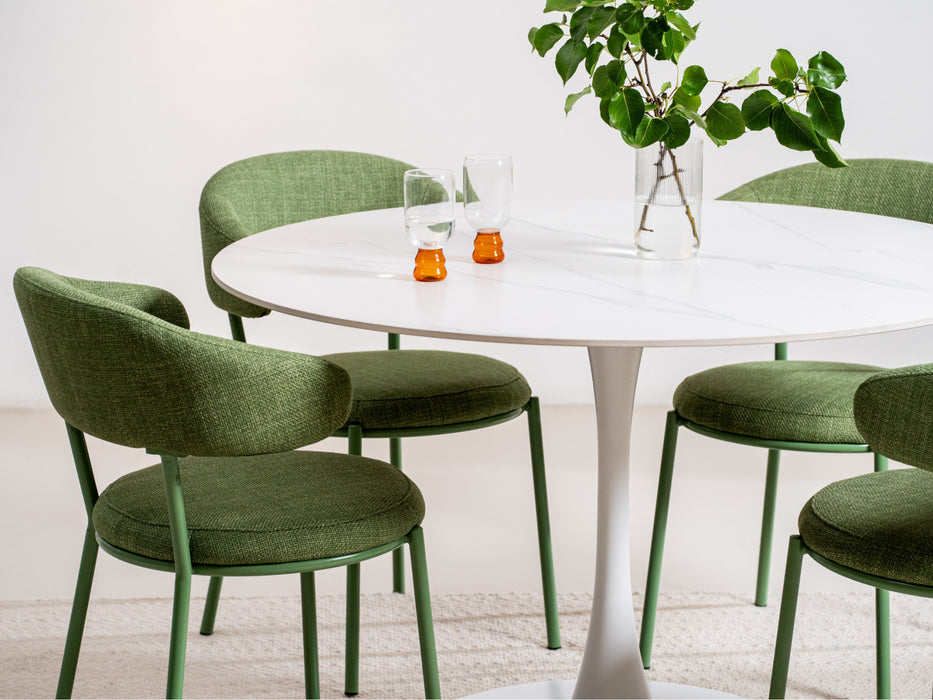 Scana Large Dining Table Snow White