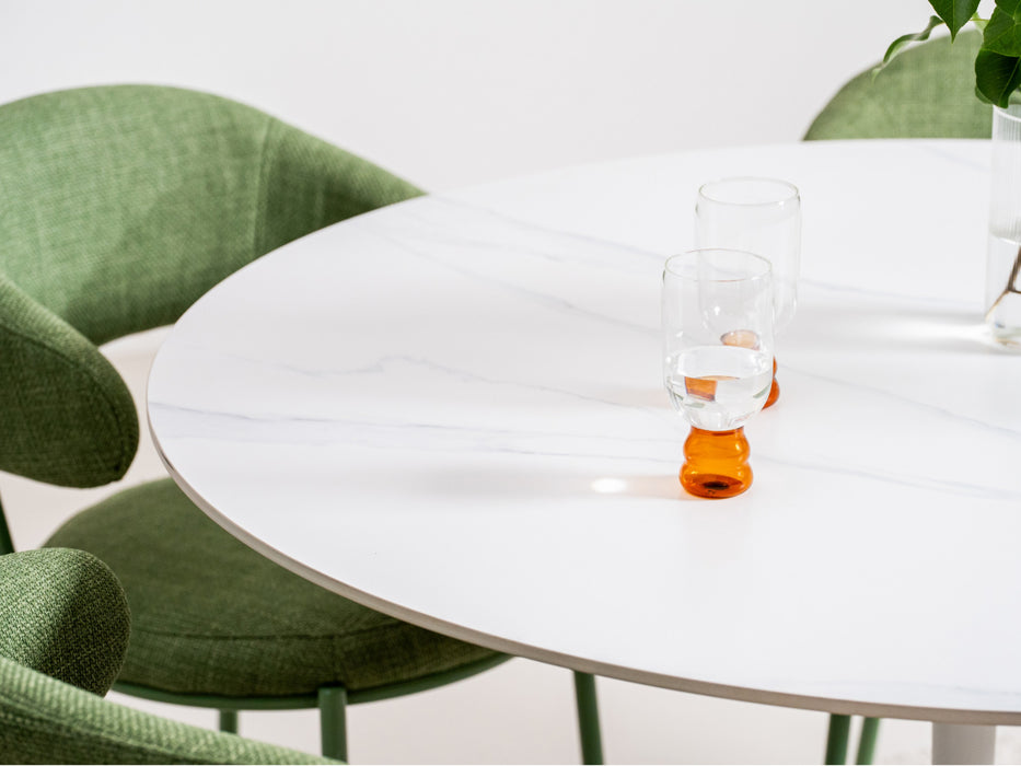 Scana Large Dining Table Snow White