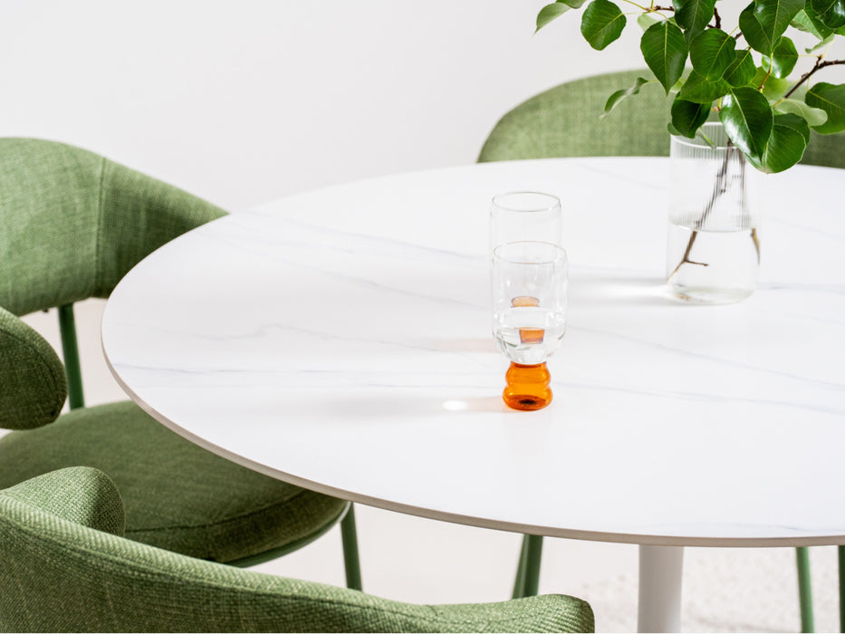 Scana Large Dining Table Snow White