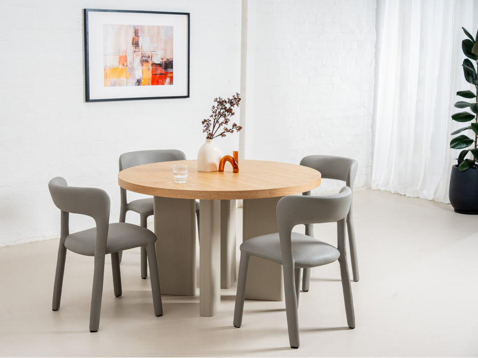 Mavern Dining Chair Grey (Set of 2)