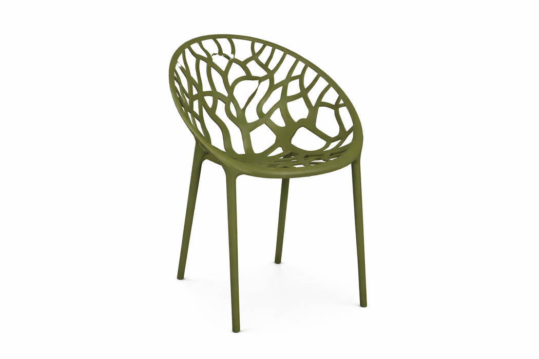 Filagree Green UV rated Outdoor Dining Chair