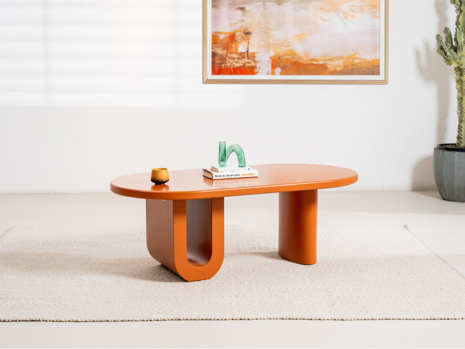 Citrine Coffee Table Orange Matte