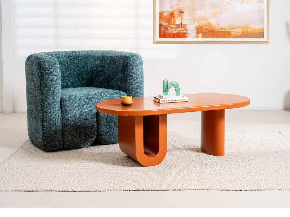 Citrine Coffee Table Orange Matte