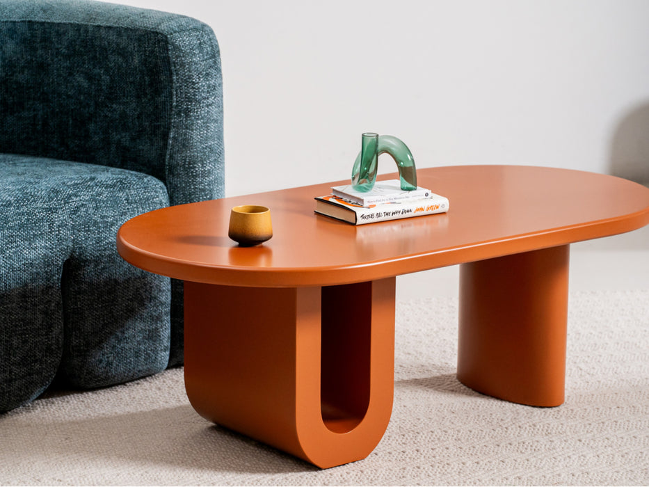 Citrine Coffee Table Orange Matte