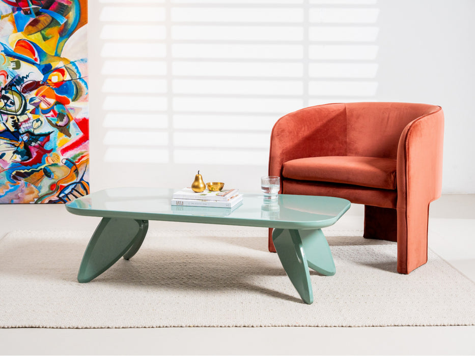 Hughes Coffee Table Mint Gloss