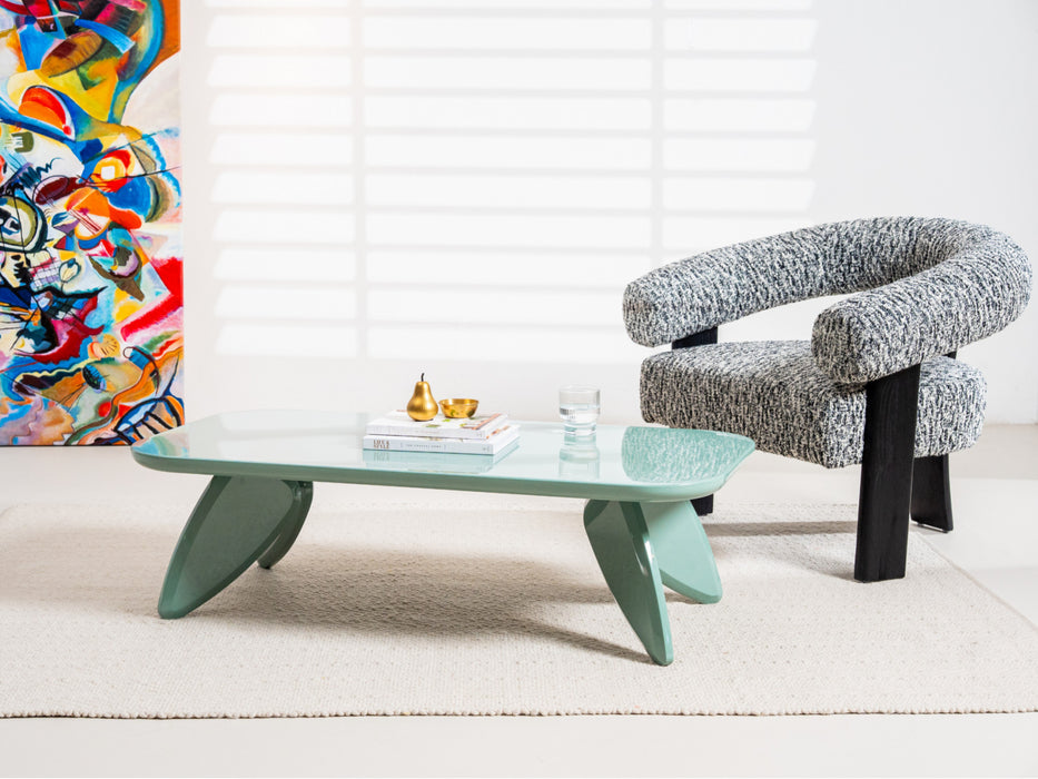 Hughes Coffee Table Mint Gloss