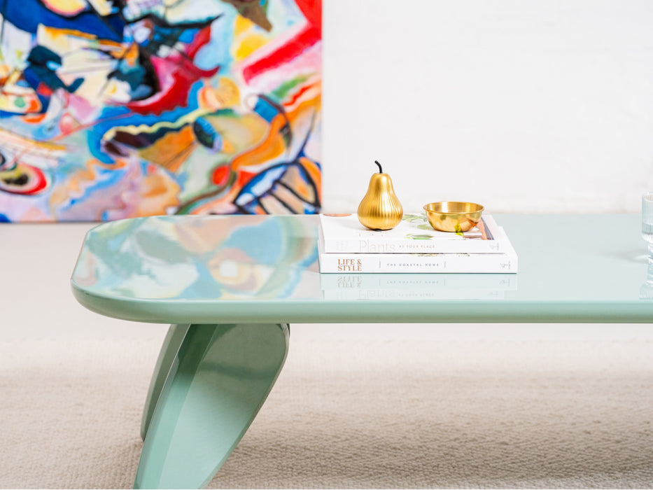 Hughes Coffee Table Mint Gloss