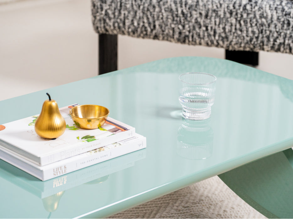 Hughes Coffee Table Mint Gloss
