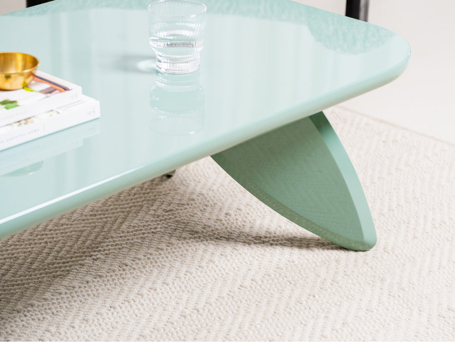 Hughes Coffee Table Mint Gloss