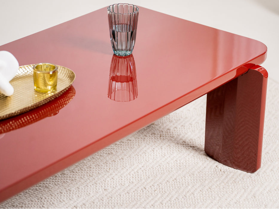 Luno Coffee Table Red Gloss