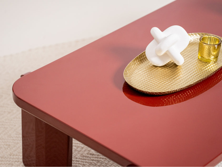Luno Coffee Table Red Gloss