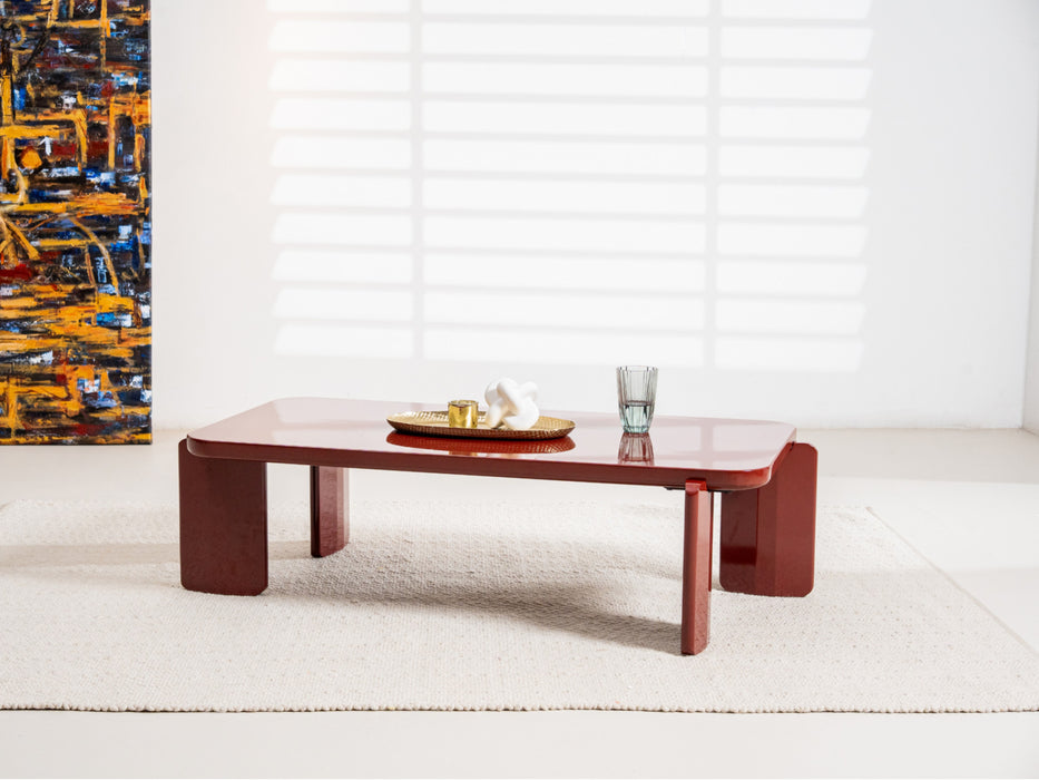 Luno Coffee Table Red Gloss