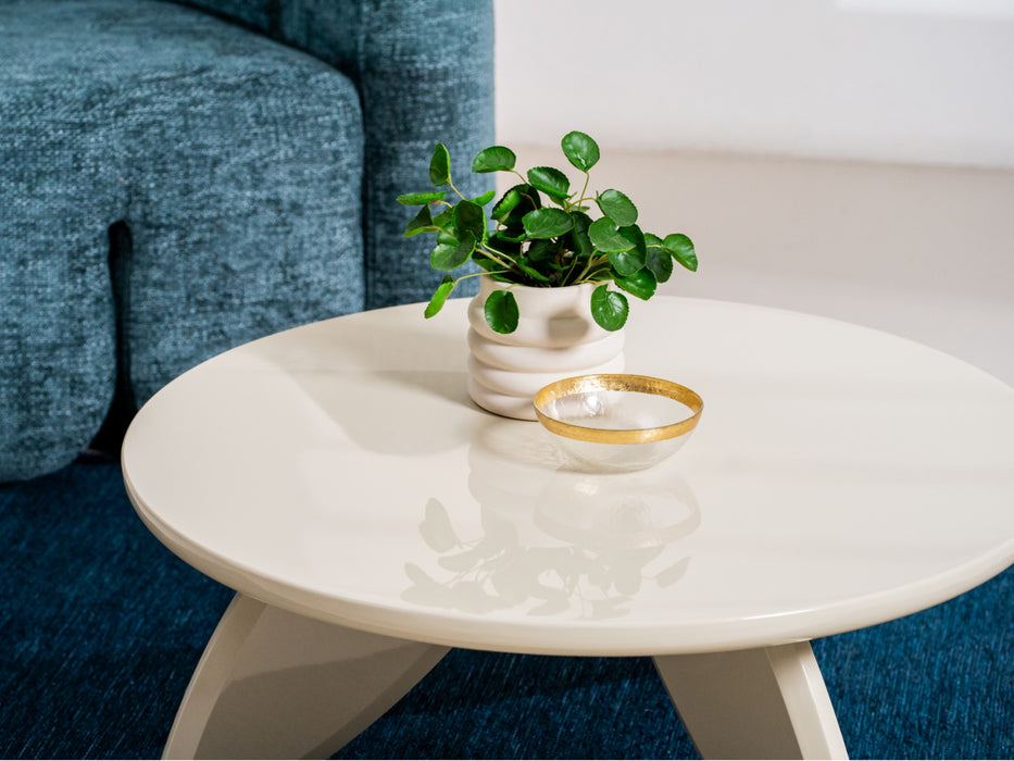 Peira Coffee Table Cream Gloss